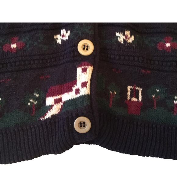 Northern Reflections Vest Navy BL Cottages Village  Small - Picture 5 of 6